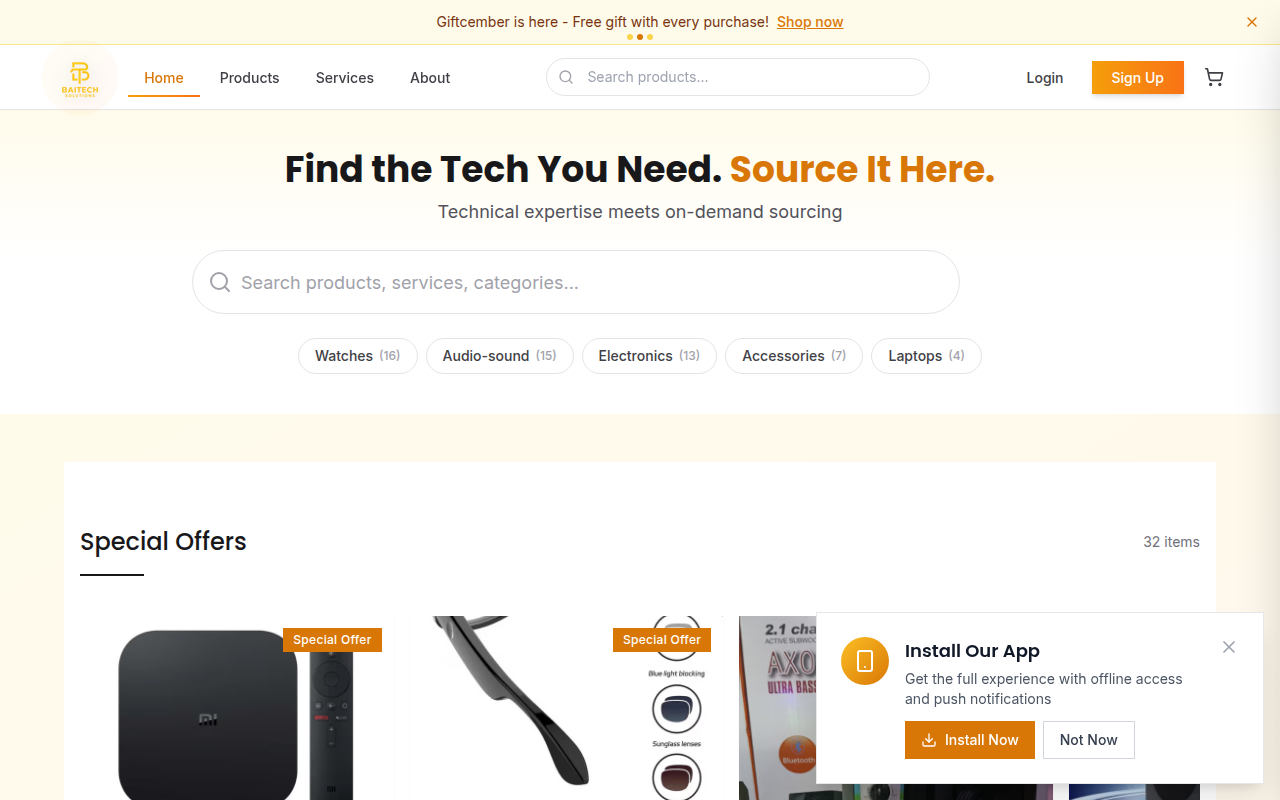 Emen Shop live product screenshot
